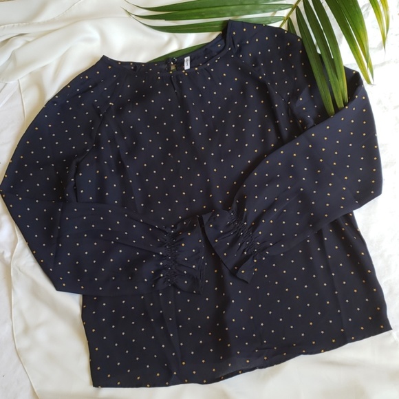 Tops - blue with yellow stars blouse